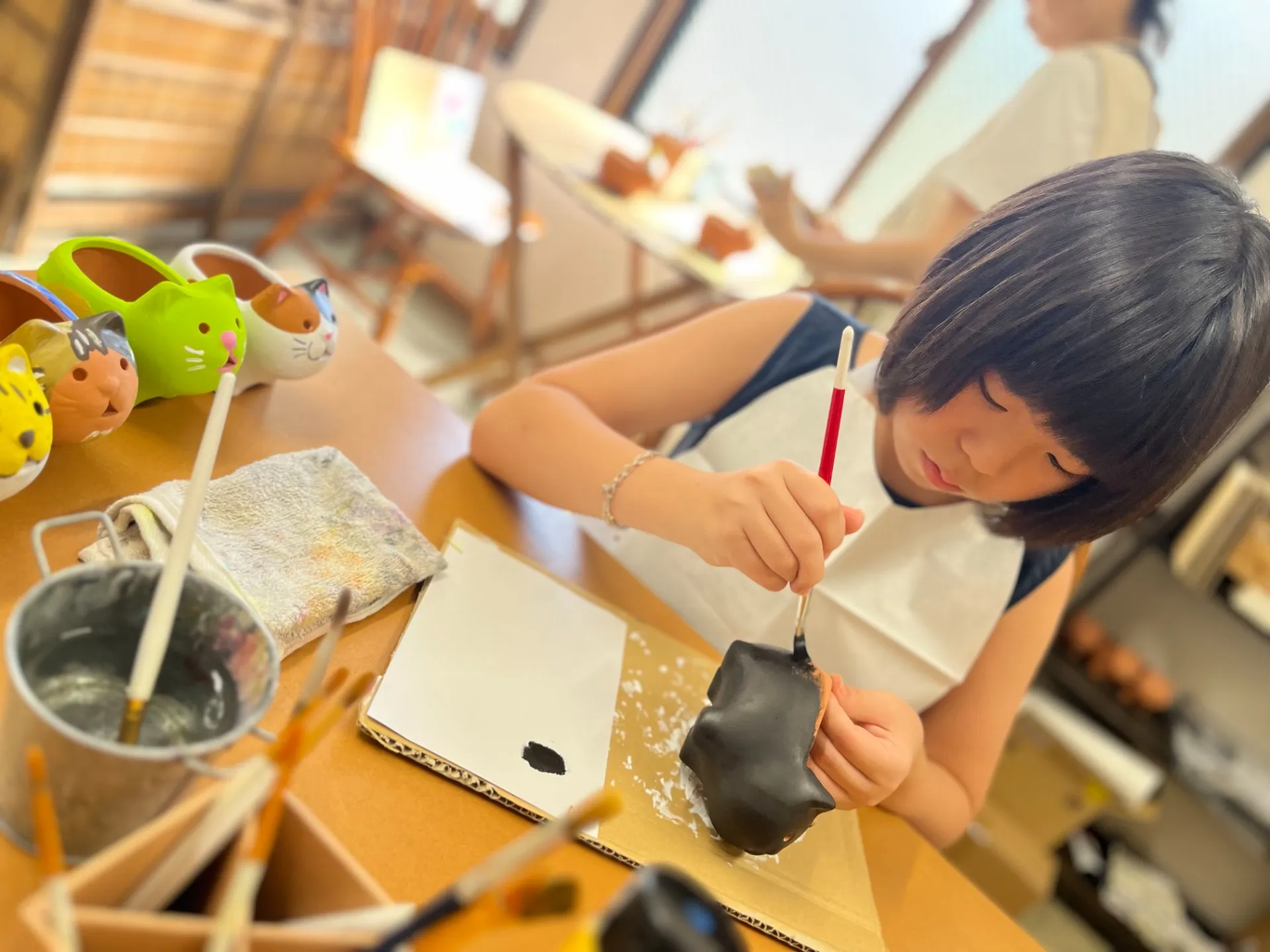 超集中!テラコッタ絵付体験